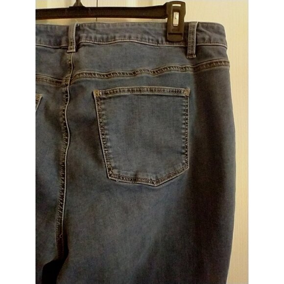Talbots Heritage Jeans Women's Straight Leg Stretch Mid Rise Blue Denim - 18WP - Picture 5 of 8